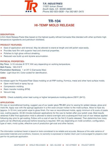 TR 104 agem refer the درجة حرارة عالية الشمع 14 أوقية يمكن in Saudi Arabia