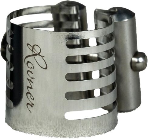 Rovner L4 Light Ligature with Cap for Eb Clarinet, Nickel Fittings in Saudi Arabia