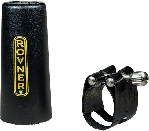 Rovner L4 Light Ligature with Cap for Eb Clarinet, Nickel Fittings in Kuwait