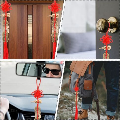 2 PCS Feng Shui Sweat Luck Charms - مناسبة للسيارة والمنزل والأثاث والحقيبة والمكتب مشاهد أخرى in Kuwait