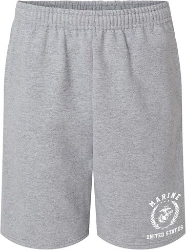 Marines White Crest Super-Comfort SweatShorts in Saudi Arabia