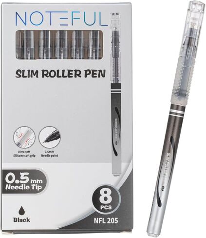Liquid Ink Rollerball Pens, Multicolor 0.7mm Point, Assorted Colors for Journaling and Smooth Writing (8 Pcs) in Saudi Arabia
