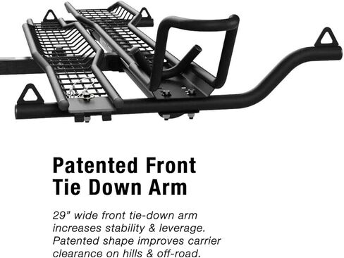 MotoTote Sport - Trusted Motorcycle Hitch Carrier (600 lbs. Capacity) with Zero Wobble Hitch Mount & Ramp, Fits Wide Size Tires in Saudi Arabia