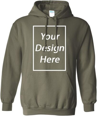 City Shirts Add Your Own Text and Design Personalized Custom Sweatshirt Hoodie in Kuwait