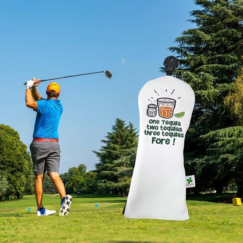 إصدار محدود من غطاء الرأس Tequila Golf Putter ذو الجودة العالية من جلد البولي يوريثان، إغلاق مغناطيسي لمضارب الجولف على شكل مطرقة in Saudi Arabia
