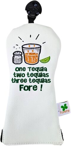 Limited Edition Tequila Golf Putter Headcover Quality PU Leather Magnetic Closure for Mallet Style Putters in Saudi Arabia