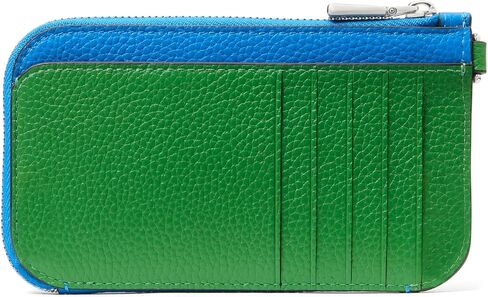 Kate Spade New York Women's Ava Colorblocked Pebbled Leather Coin Card Case Wristlet, Parchment Multi, Carry-On 20-Inch in Kuwait