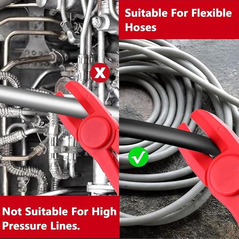 3-Piece Plastic Hose Pinch Off Pliers, Hose Clamp Pliers Straight for Flexible Hoses, Gas Lines, Radiator, Brake, Coolant, and Fuel Lines Tool in Kuwait