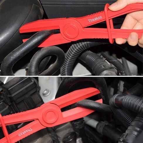 3-Piece Plastic Hose Pinch Off Pliers, Hose Clamp Pliers Straight for Flexible Hoses, Gas Lines, Radiator, Brake, Coolant, and Fuel Lines Tool in Kuwait