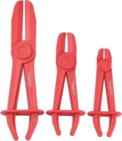 3-Piece Plastic Hose Pinch Off Pliers, Hose Clamp Pliers Straight for Flexible Hoses, Gas Lines, Radiator, Brake, Coolant, and Fuel Lines Tool in Kuwait