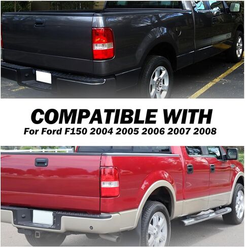 ضوء الذيل متوافق مع Ford F150 2004-2008 يستبدل جانب السائق الأيسر FO2800182 5L3Z13405CA 6L3Z13405BA BRAKE BRAKE RENTRENT RUNDREAR LIGHT (بدون لمبة) in Kuwait