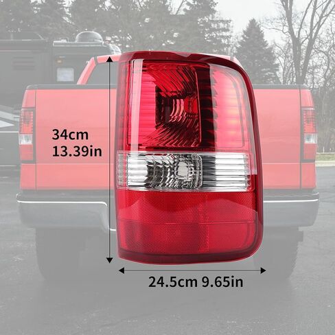 ضوء الذيل متوافق مع Ford F150 2004-2008 يستبدل جانب السائق الأيسر FO2800182 5L3Z13405CA 6L3Z13405BA BRAKE BRAKE RENTRENT RUNDREAR LIGHT (بدون لمبة) in Kuwait