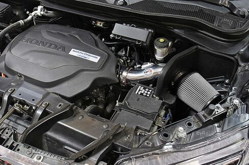 HPS Polish Shortram Air Countake Kit + Heat Shield Cool RAM متوافق مع 2017-2024 Honda Ridgeline 2016-2024 Pilot 2019-2024 Passport 3.5L V6 ، 827-621p in Saudi Arabia