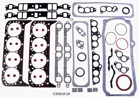 مرحلة 2 HP Master Engine Rebuild Kit Fits: 1993-1995 Chevrolet SBC 350 5.7L V8 W/Stage-2 HP Cam & Flat-Top Pistons & Double Roller Timing in Saudi Arabia