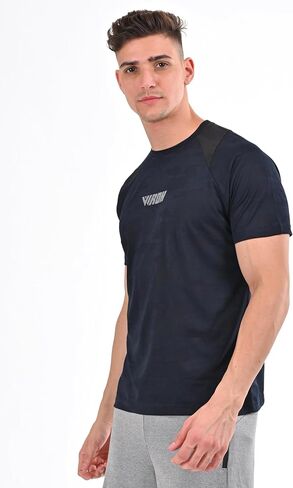 VIROH Men’s PowerMove Quick-Dry Camo Tee, Lightweight Moisture-Wicking Activewear, Short Sleeve T-Shirt in Saudi Arabia