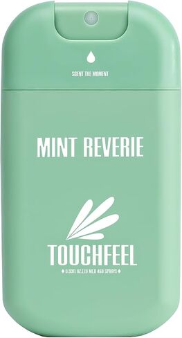 Power Mist Hand Sanitizer Spray, Scented Hydrating Hand Sanitizers Travel Size Refillable, Pocket Portable 1-Pack (Mint Reverie) 0.93Fl Oz 460-Sprays Each in Kuwait