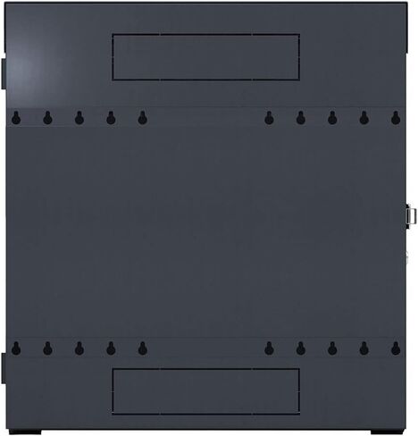 NavePoint 6U Vertical Server Rack Enclosure, Low Profile, 20.6" Deep, Max Weight Capacity 132lbs - 6U Network Cabinet Vertical Wall Mount, Perforated, Black in Saudi Arabia