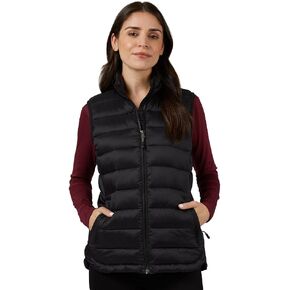 32 Degrees Heat Women's Lightweight Poly-Fill Packable Vest | Zippered Pockets | Layering | Water Repellent in Kuwait