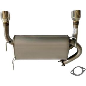 Northeastern Exhaust | Stainless Steel Direct Fit Exhaust Muffler Compatible for Infiniti FX35 2003-2008 3.5L | Free Gasket Included | Automotive Replacement Part in Kuwait