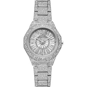 Michael Kors Raquel Women's Watch ، الفولاذ المقاوم للصدأ و Pavé Crystal Watch للنساء in Kuwait