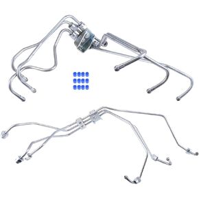 طقم حاقن الوقود مجموعة متوافقة مع Cummins 5.9L 6B/6BT 12V محركات 1989-1998 BOSCH VE أو LUCAS ROTARY PUMP 5.9L خطوط وقود الديزل يحل محل# 3960783 3960784 908149 908150 in Kuwait