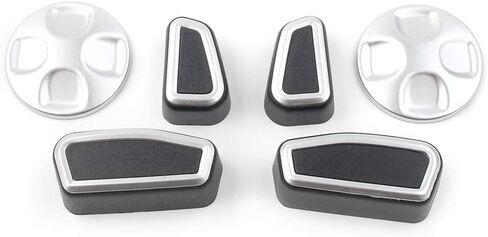 GZYF Automative Inner Seat Adjustment Button Trim Cover Interior Accessories Kit for Alfa Romeo Giulia Stelvio 2017 2018 2019 2020 in Saudi Arabia