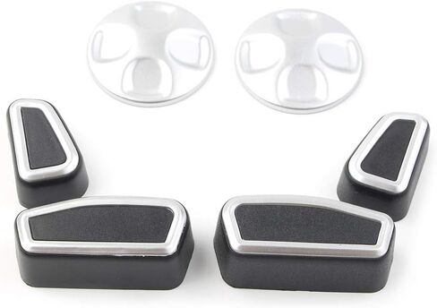 GZYF Automative Inner Seat Adjustment Button Trim Cover Interior Accessories Kit for Alfa Romeo Giulia Stelvio 2017 2018 2019 2020 in Saudi Arabia
