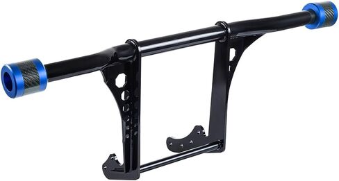 Advanblack Protek Profession Performance Bar Bar Sliders for M8 Harley Low Rider/S/St ، Street Bob ، Fatbob ، Sport Glide ، Softail Standard (CNC anodized Red مع تمرير نصيحة الكربون) in Saudi Arabia