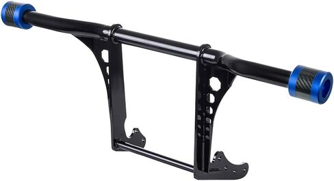 Advanblack Protek Profession Performance Bar Bar Sliders for M8 Harley Low Rider/S/St ، Street Bob ، Fatbob ، Sport Glide ، Softail Standard (CNC anodized Red مع تمرير نصيحة الكربون) in Saudi Arabia