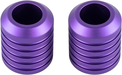 Advanblack Motorcycle Frame Sliders Machined CNC Alumium Crash Bar Slider Fit All Flat Out & Highway 1 1/4" Crash Bar Saddlebags Guards (Silver) in Kuwait
