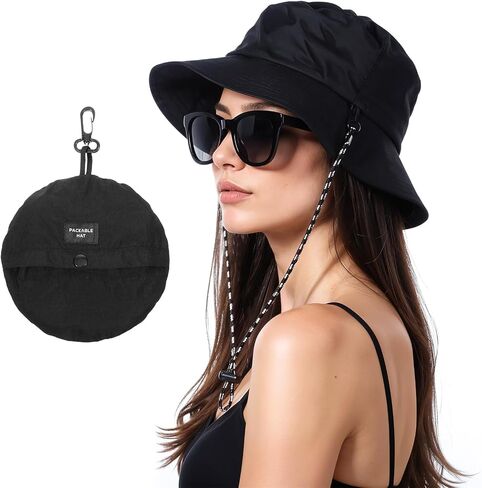 Bucket Hat, Outdoor Bucket Hat Rain Hats for Women Waterproof Quick Dry Packable Hats Soft Brimmed Boonie for Sun Rian Women Men Summer Lightweight Hiking UV Protection Fishing Beach Foldable in Saudi Arabia