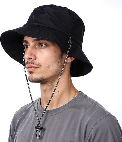 Bucket Hat, Outdoor Bucket Hat Rain Hats for Women Waterproof Quick Dry Packable Hats Soft Brimmed Boonie for Sun Rian Women Men Summer Lightweight Hiking UV Protection Fishing Beach Foldable in Saudi Arabia