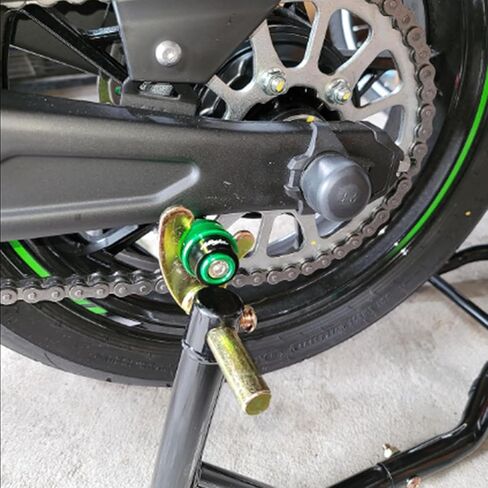 Compatible with Ninja 500 2025 Ninja 650 Ninja 400 NINJA 1000 SX 2017-2022 2023 2024 2025 ZX4RR ZX4R ZX6R ZX10R ZH2 CNC Motorcycle Swingarm Spools Sliders Rear Stand Screws (Black) in Saudi Arabia
