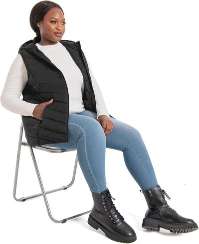 زائد الحجم سترة منتفخة نسائية 1x-6x مقاومة للنساء من المنتفخات القابلة للتعبئة in Kuwait