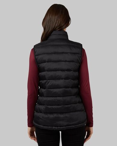 32 Degrees Heat Women's Lightweight Poly-Fill Packable Vest | Zippered Pockets | Layering | Water Repellent in Saudi Arabia