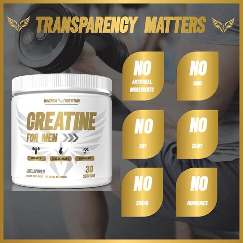 Creatine for Men - Creatine Powder for Men - Muscle Builder for Men - Creatine - Creatine Monohydrate - Creatine Powder - Creatine Monohydrate Powder - Creatine Monohydrate for Men - 30 Servings in Saudi Arabia
