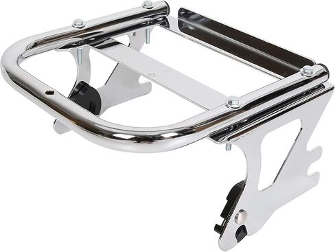Kuafu قابلة للفصل رف تصاعد الأمتعة اثنين لصالح 1997-2008 Harley Touring Road King Flht Flhx Fltr Chrome Trunk in Saudi Arabia