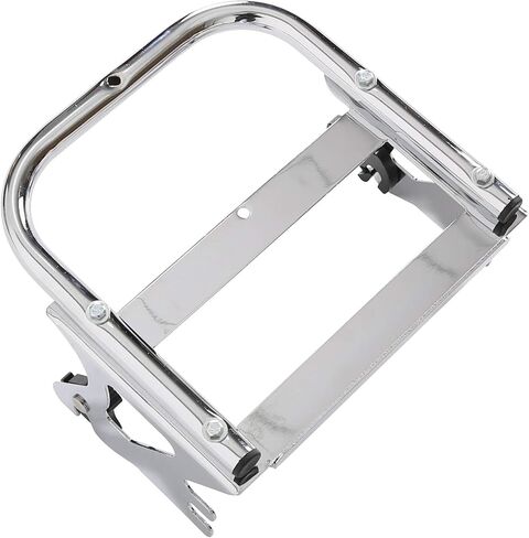 Kuafu قابلة للفصل رف تصاعد الأمتعة اثنين لصالح 1997-2008 Harley Touring Road King Flht Flhx Fltr Chrome Trunk in Saudi Arabia