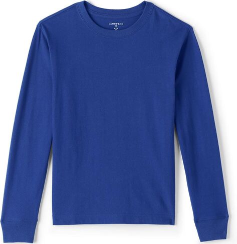 Lands' End School Uniform Boys Long Sleeve Essential T-Shirt in Saudi Arabia