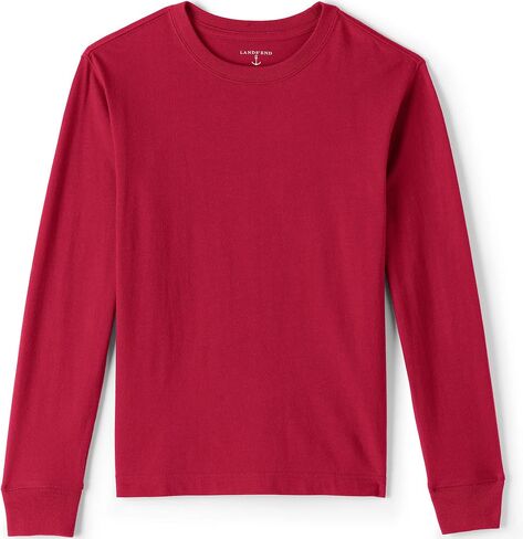 Lands' End School Uniform Boys Long Sleeve Essential T-Shirt in Saudi Arabia