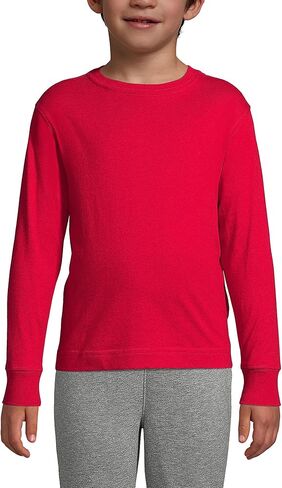 Lands' End School Uniform Boys Long Sleeve Essential T-Shirt in Saudi Arabia