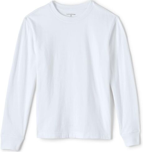 Lands' End School Uniform Boys Long Sleeve Essential T-Shirt in Saudi Arabia