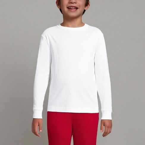 Lands' End School Uniform Boys Long Sleeve Essential T-Shirt in Saudi Arabia
