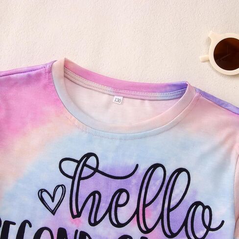 MODNTOGA Kid Girl Boy First Day of School Shirt Back to School T-Shirt Hello Kindergarten 1st 2nd 3rd Grade Graphic Tee Tops in Saudi Arabia
