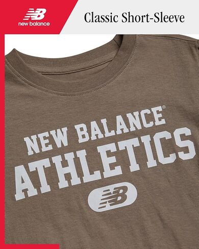New Balance Boys T-Shirt - Cotton T-Shirt for Boys - Kids Youth Crewneck Short Sleeve Shirt (8-20) in Saudi Arabia