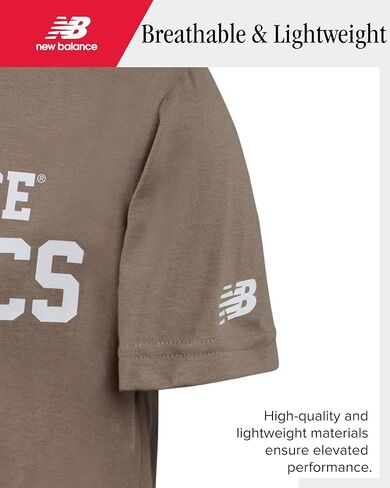 New Balance Boys T-Shirt - Cotton T-Shirt for Boys - Kids Youth Crewneck Short Sleeve Shirt (8-20) in Saudi Arabia