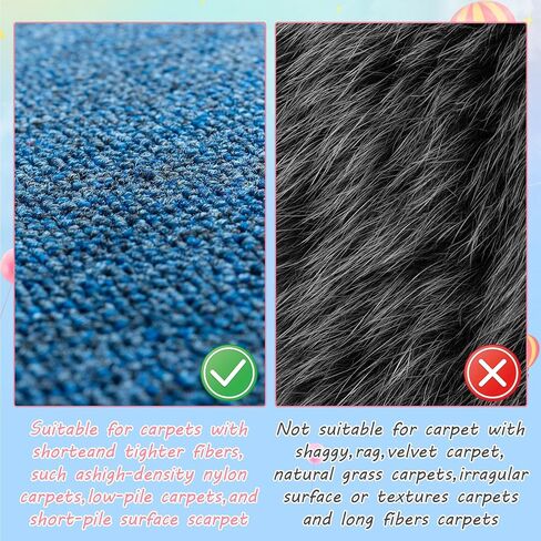 Perkoop 100 Pcs Flower Fish Carpet Markers 6 Colors Hook and Loop Spot Markers Sticky Carpet Markers for Classroom Kindergarten Preschool Must Haves Floor Dots Teacher Supplies (Fish) in Kuwait