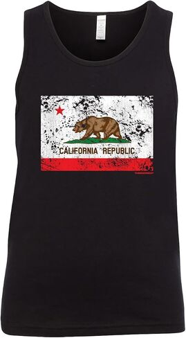 ThreadRock Kids Vintage Retro California Flag Flag Tank Top Top in Kuwait