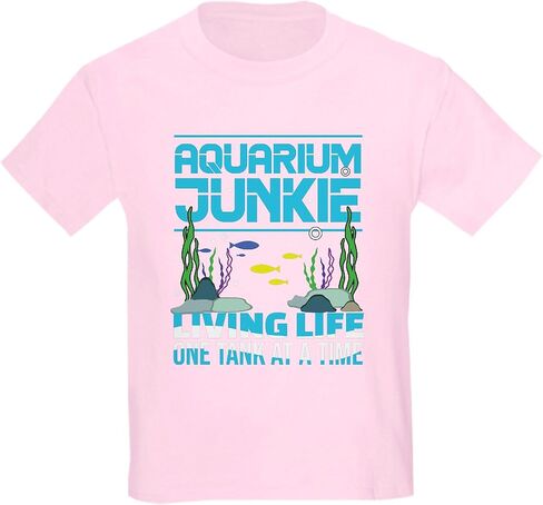 CafePress Aquarium Junkie Fish Tank Lover Underwater T Shirt Kids Cotton T-Shirt in Saudi Arabia
