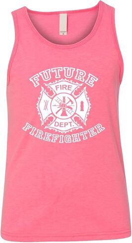 Threadrock Kids Future Firefighter Youth Tank Top in Saudi Arabia